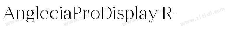 AngleciaProDisplay R字体转换